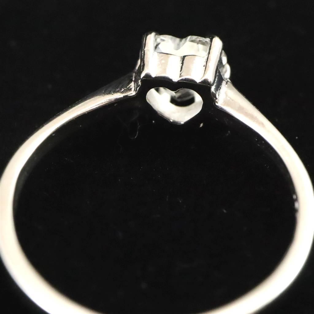 H&E社 アゼツライト 6mmハート リング 11号 現品 #75553 | 5枚目