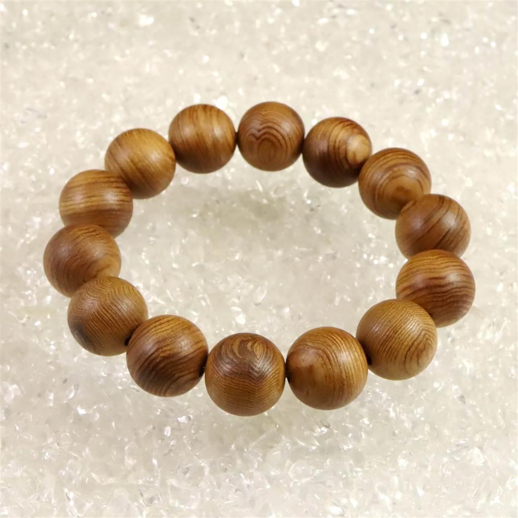 伊勢神宮御山杉 内宮大杉 15.5mmブレスレット 13.3g #56623 | 2枚目