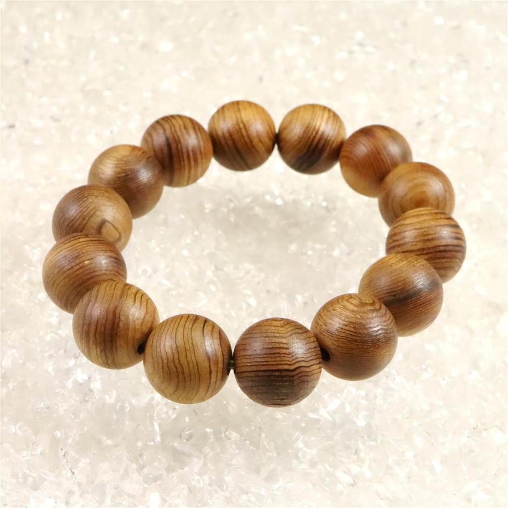 伊勢神宮御山杉 内宮大杉 15.5mmブレスレット 13.4g #34507 | 3枚目