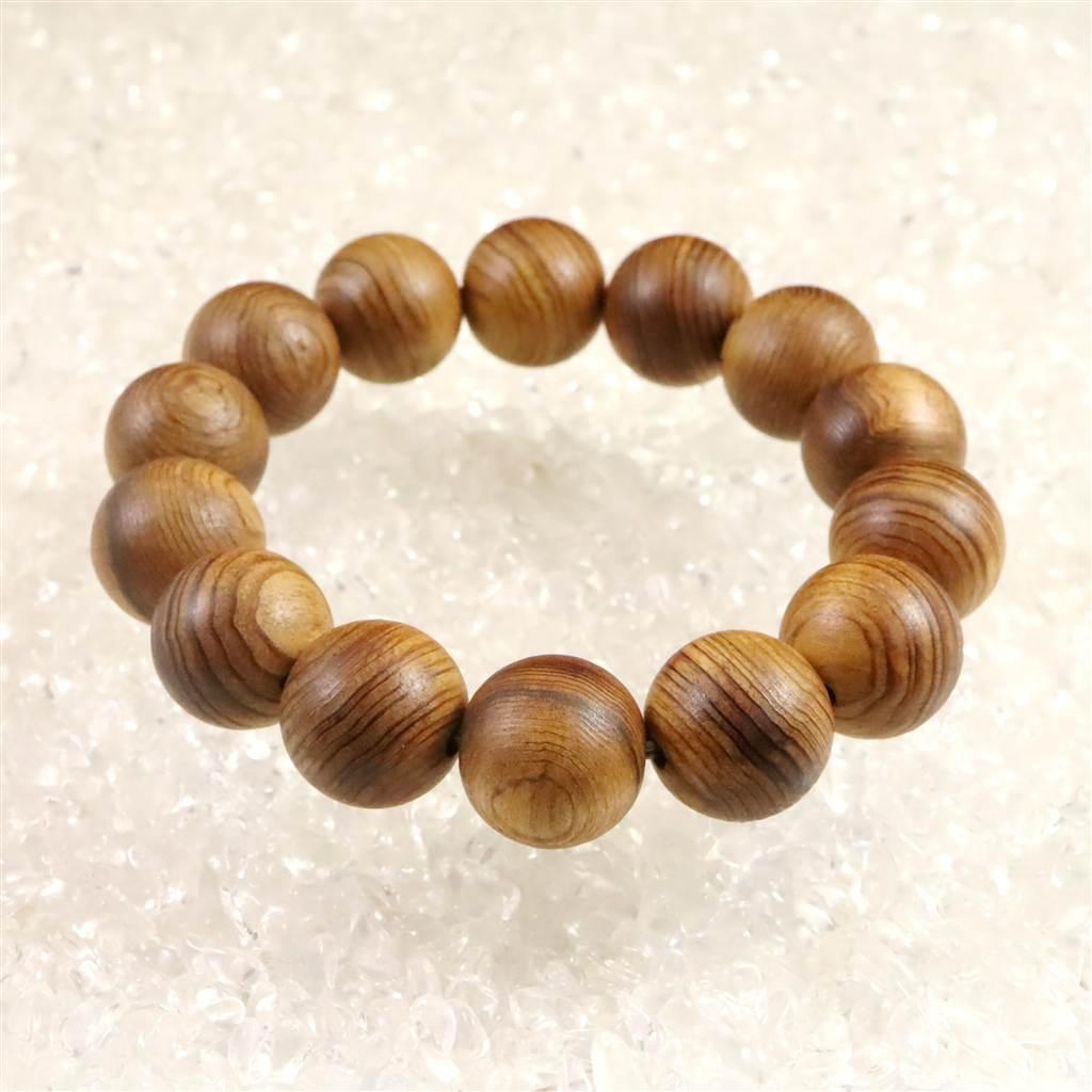 伊勢神宮御山杉 内宮大杉 15.5mmブレスレット 13.4g #34507 | 5枚目