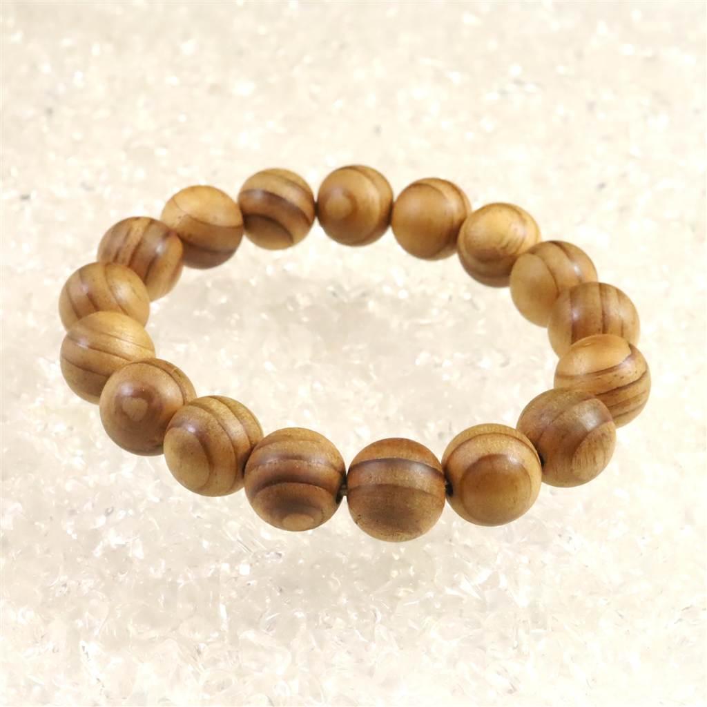 伊勢神宮御山杉 内宮大杉 13mmブレスレット type.C #50826 | 5枚目