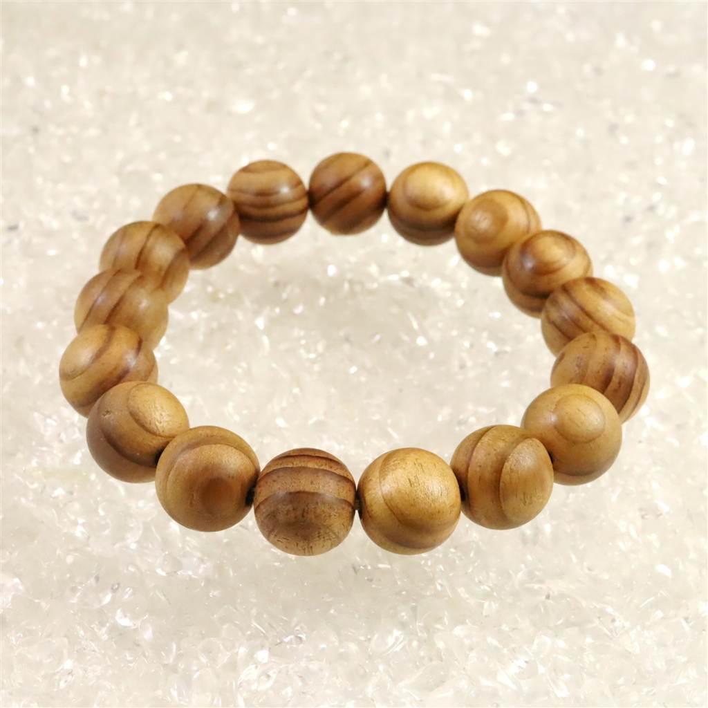 伊勢神宮御山杉 内宮大杉 13mmブレスレット type.B #69083 | 3枚目