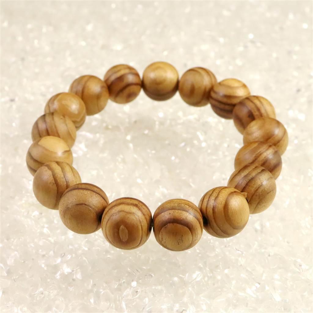 伊勢神宮御山杉 内宮大杉 13mmブレスレット type.A #31990 | 3枚目