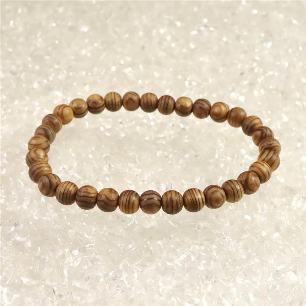 伊勢神宮御山杉 内宮大杉 7mmブレスレット 2.8g #66401 | 4枚目