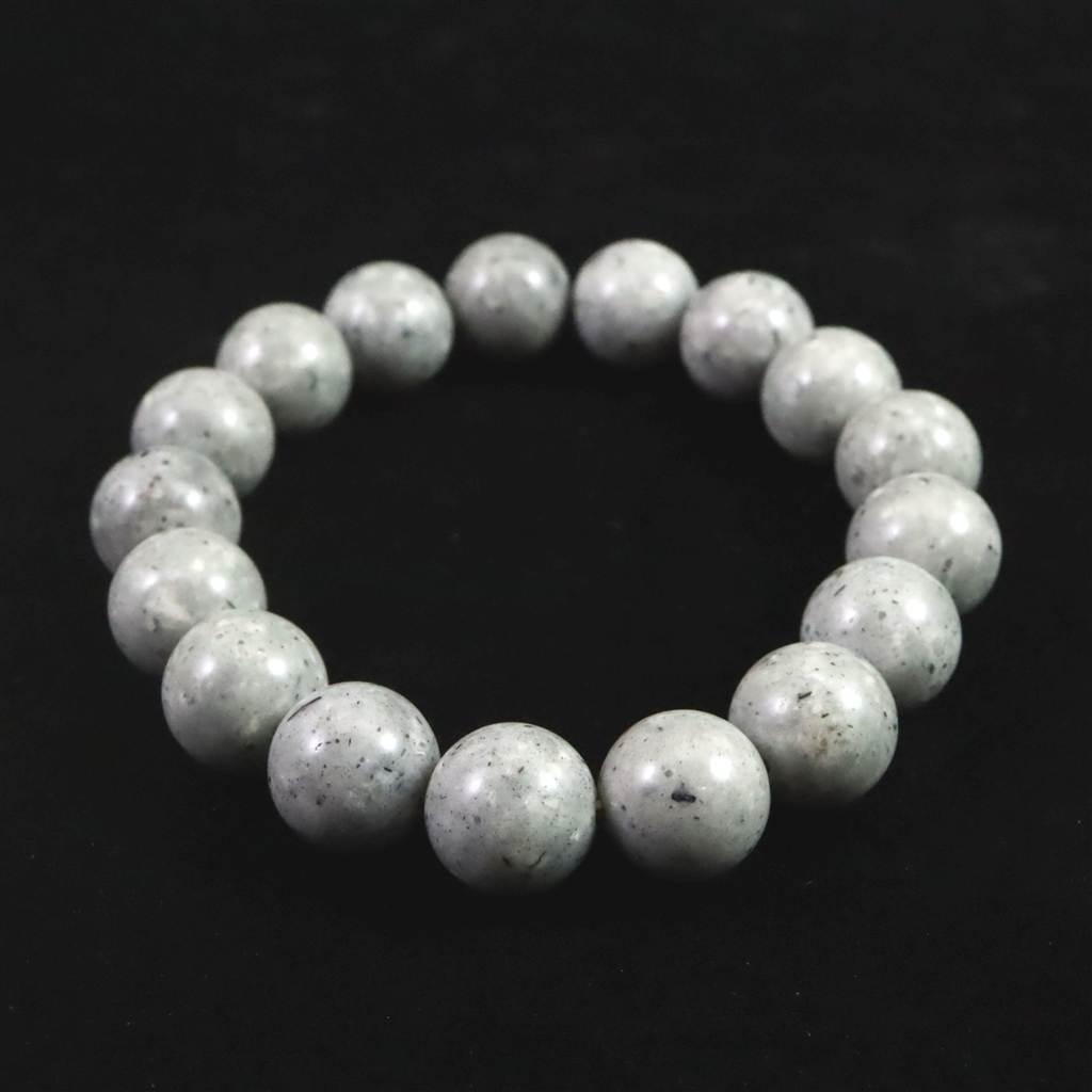 青海薬石 (新潟県糸魚川市) 12mmブレスレット 41.0g #62442 | 5枚目