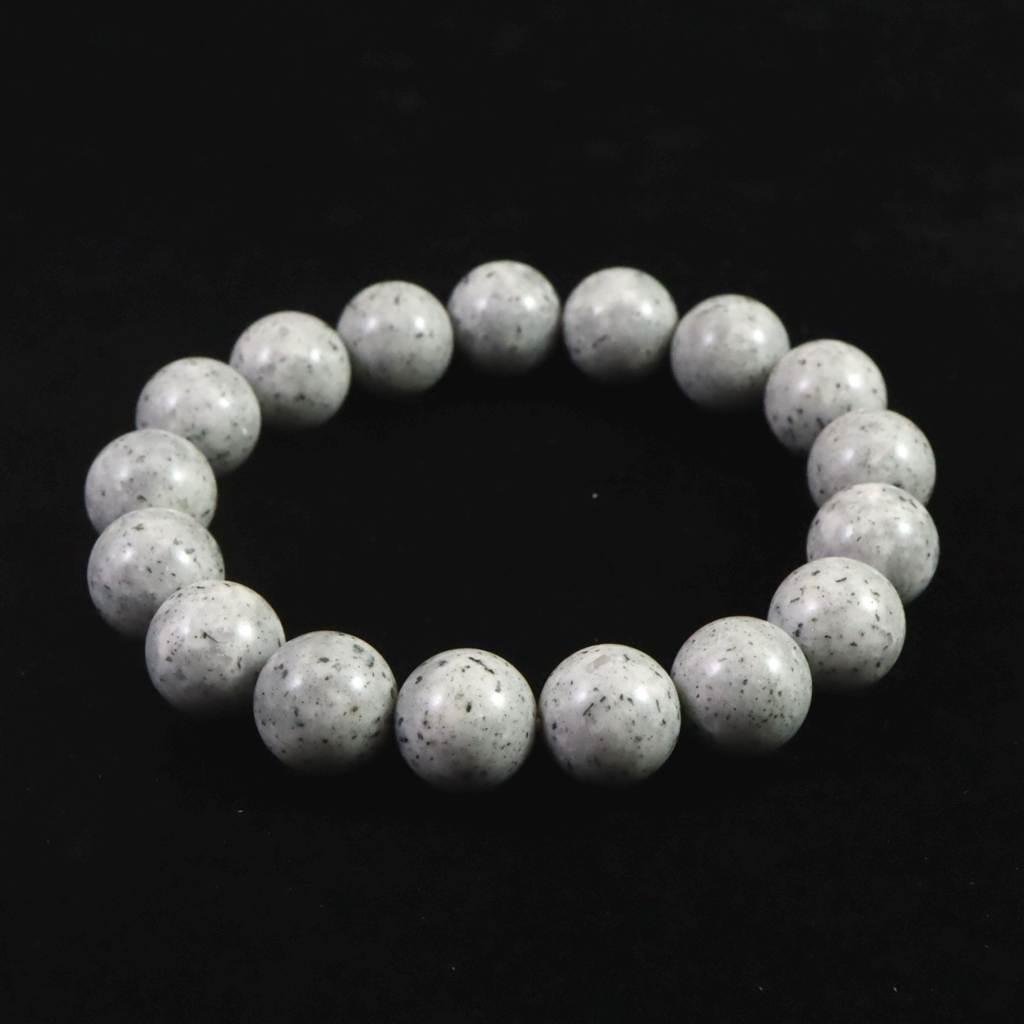 青海薬石 (新潟県糸魚川市) 12mmブレスレット 40.9g #50698 | 5枚目
