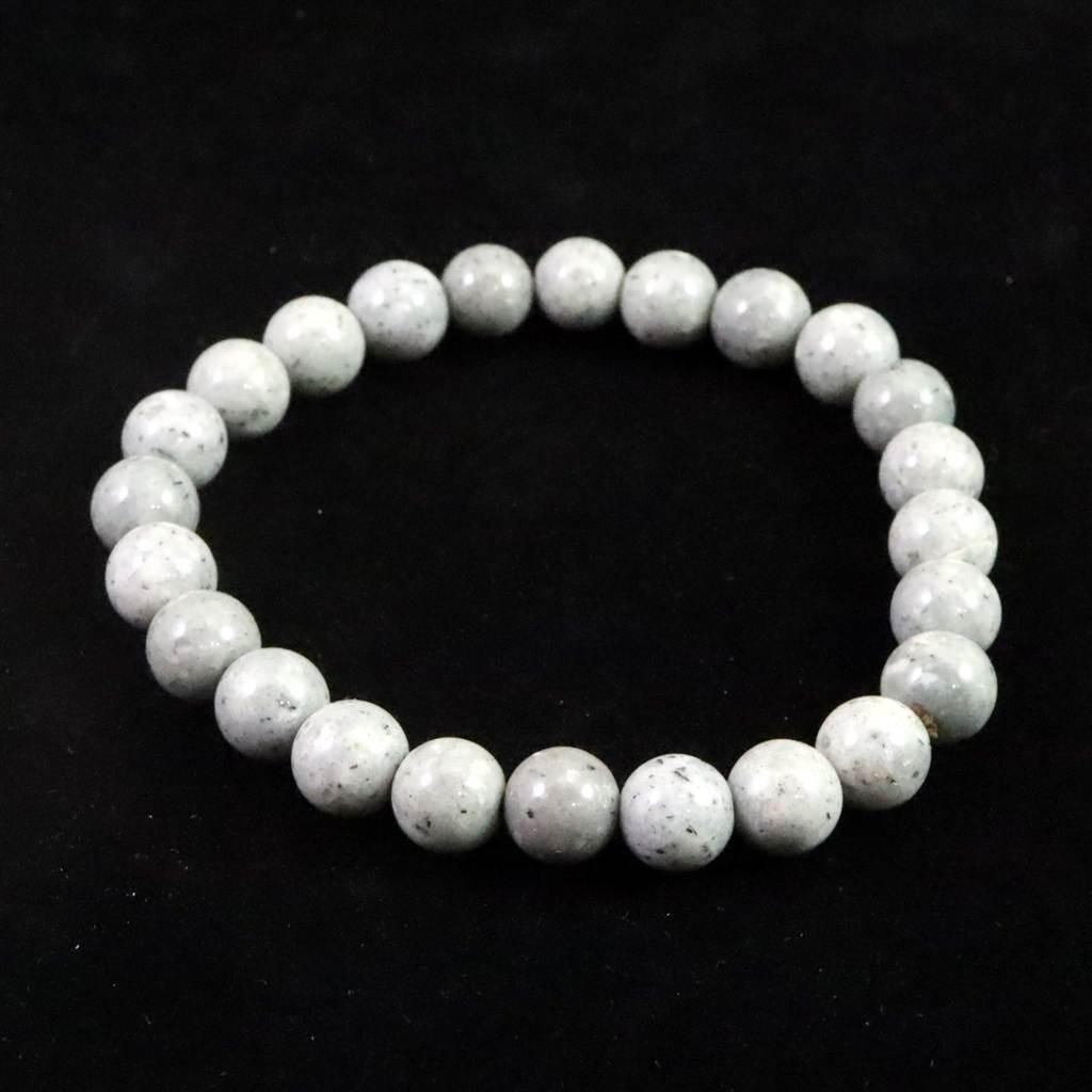 青海薬石 (新潟県糸魚川市) 8mmブレスレット 17.5g #20429 | 4枚目