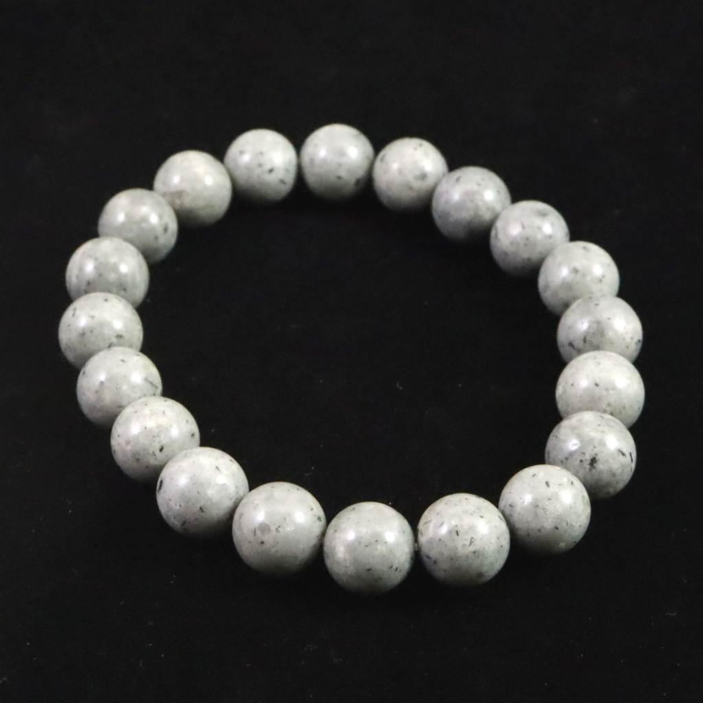 青海薬石 (新潟県糸魚川市) 10mmブレスレット 28.0g #11351 | 3枚目