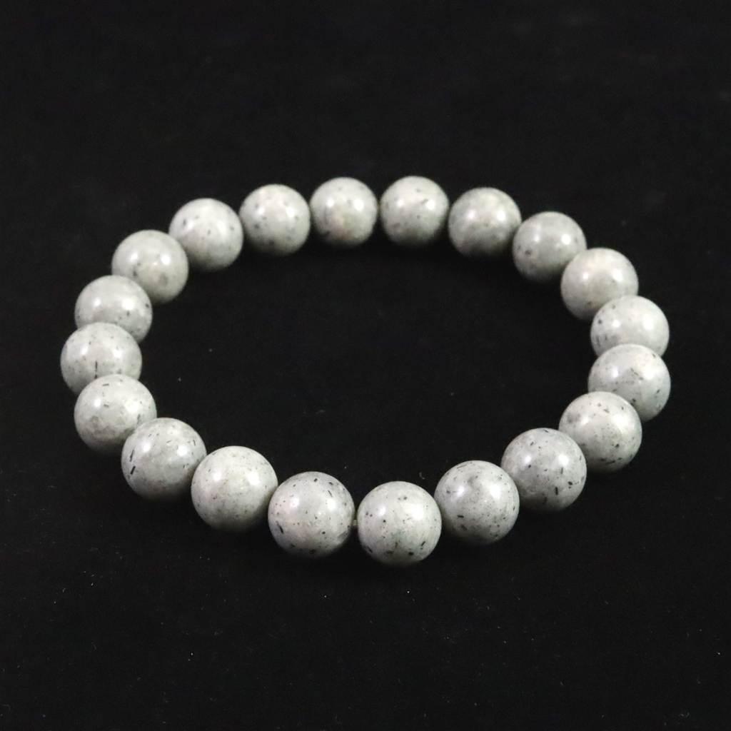 青海薬石 (新潟県糸魚川市) 10mmブレスレット 28.0g #11351 | 4枚目