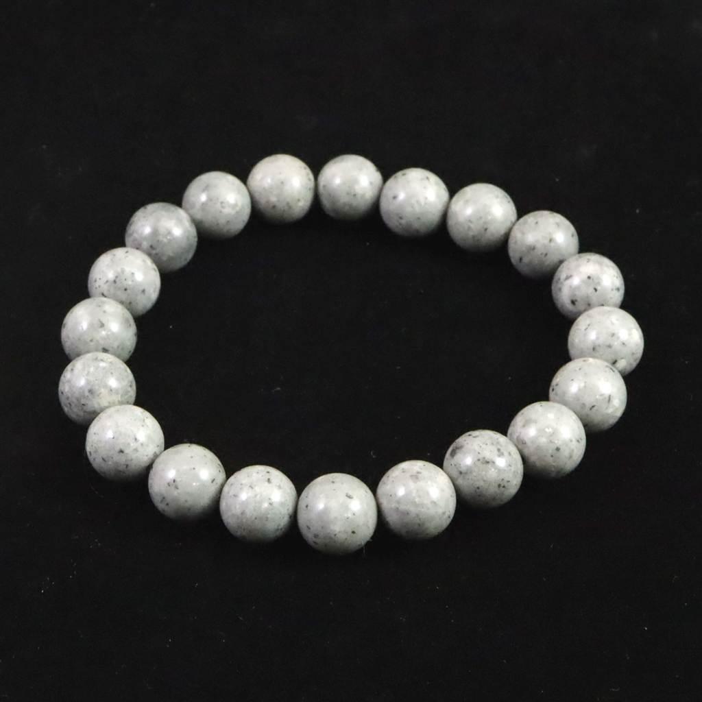 青海薬石 (新潟県糸魚川市) 10mmブレスレット 28.0g #10549 | 2枚目