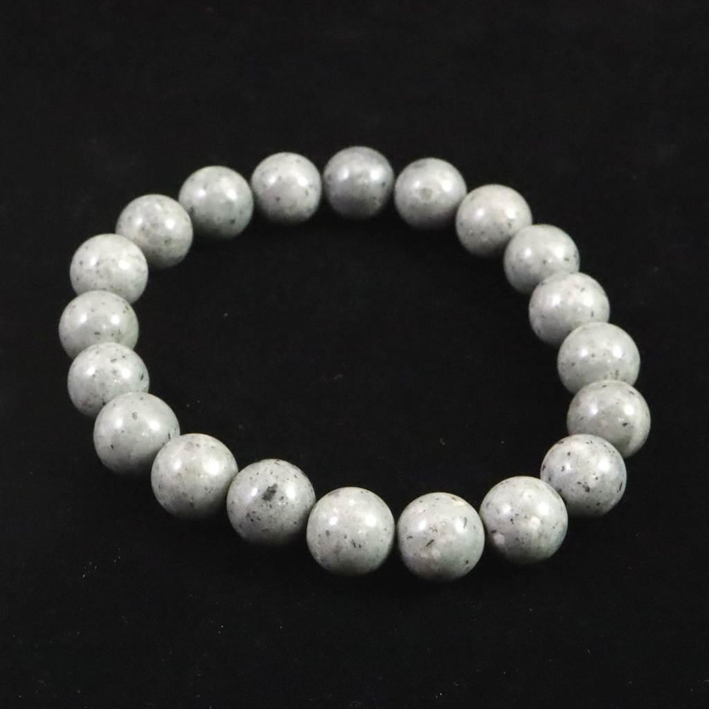 青海薬石 (新潟県糸魚川市) 10mmブレスレット 28.0g #10549 | 3枚目