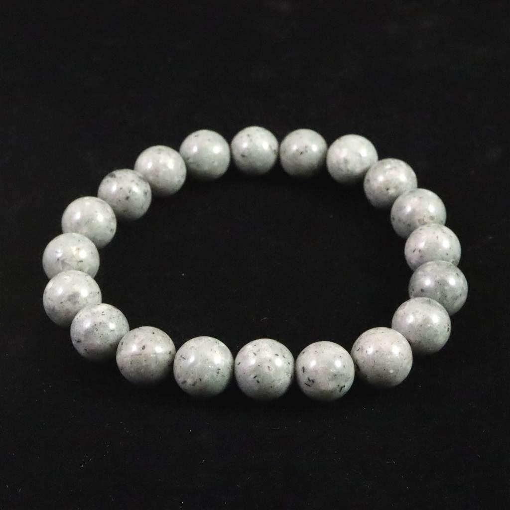 青海薬石 (新潟県糸魚川市) 10mmブレスレット 28.0g #10549 | 4枚目