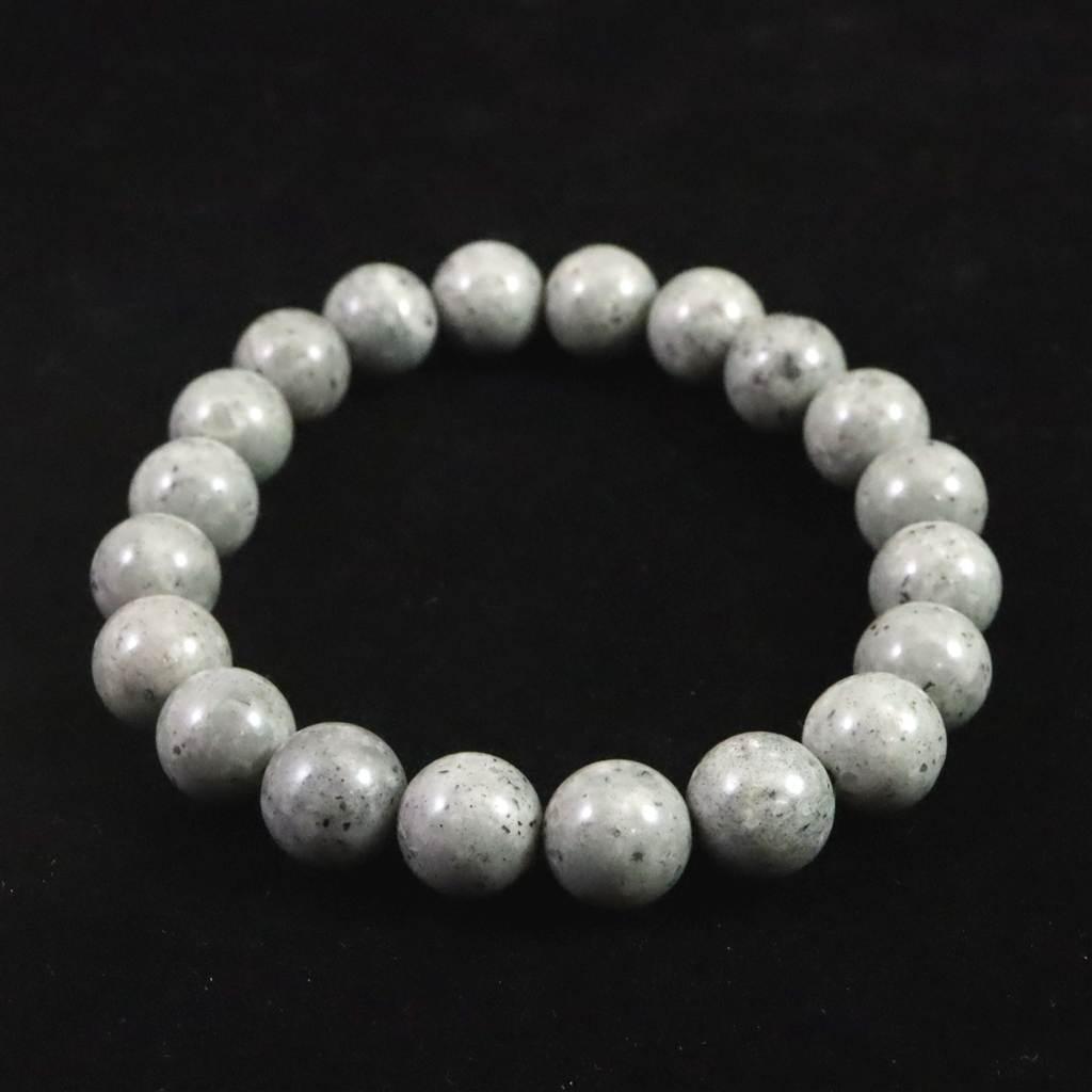 青海薬石 (新潟県糸魚川市) 10mmブレスレット 28.0g #10549 | 5枚目