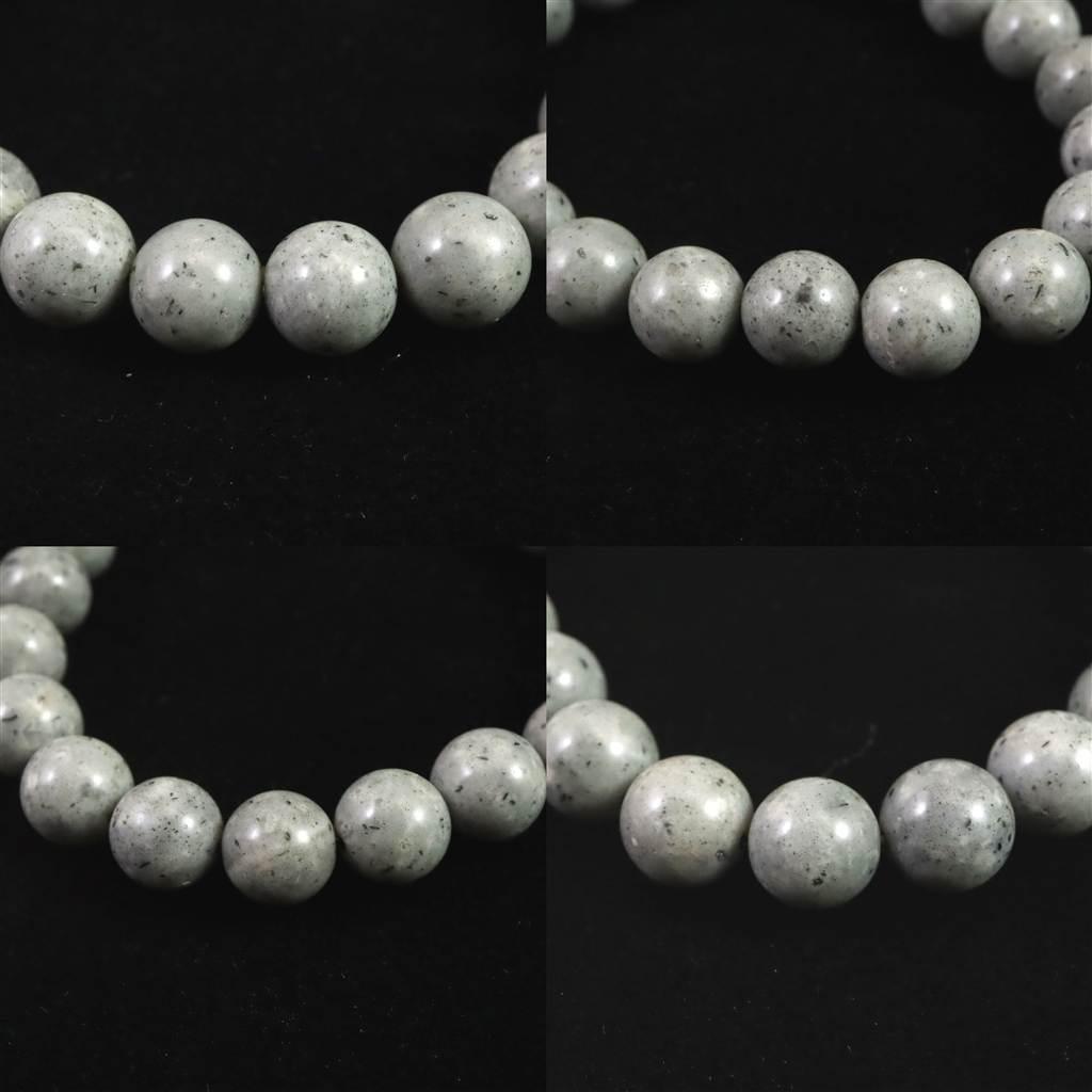 青海薬石 (新潟県糸魚川市) 10mmブレスレット 28.0g #10549 | 6枚目