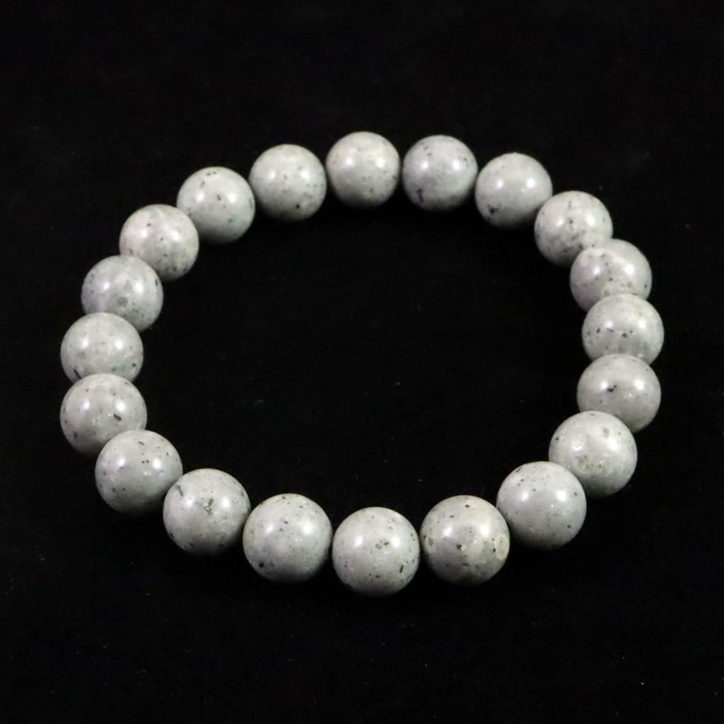青海薬石 (新潟県糸魚川市) 10mmブレスレット 28.1g #84395 | 2枚目