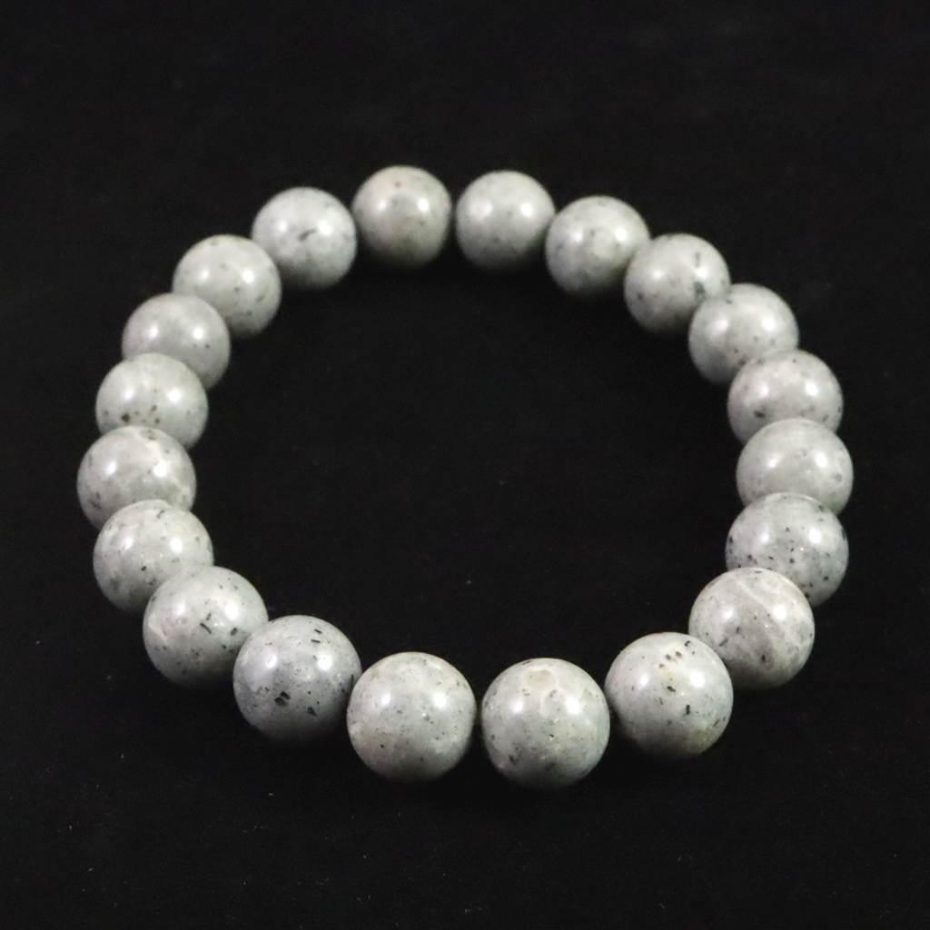 青海薬石 (新潟県糸魚川市) 10mmブレスレット 28.1g #84395 | 4枚目