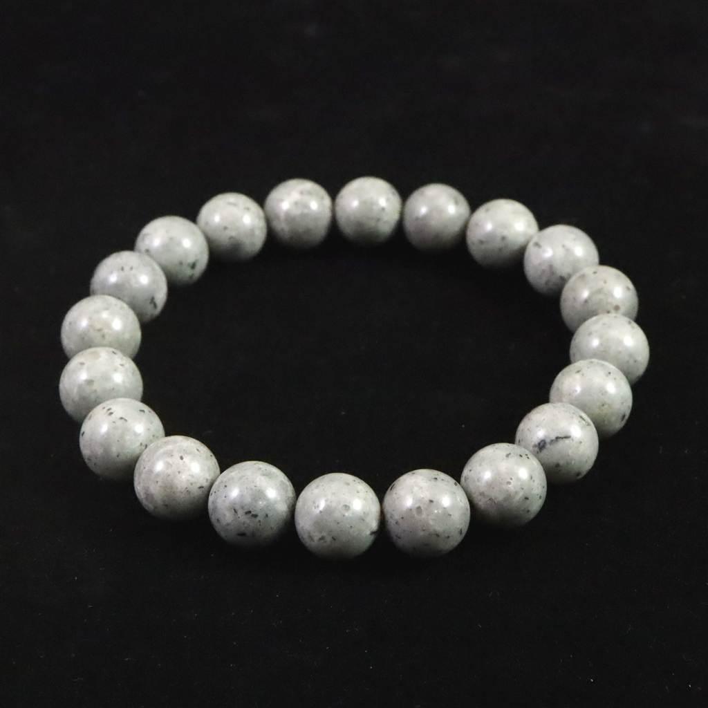 青海薬石 (新潟県糸魚川市) 10mmブレスレット 28.1g #84395 | 5枚目