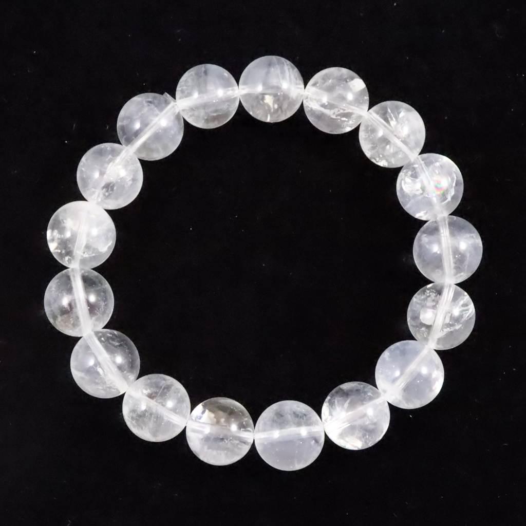 マダガスカル産 エンジェルラダークォーツ 11.5mmブレスレット 36.6g #901701枚目の画像