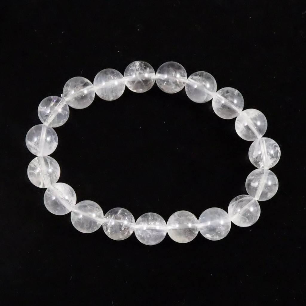 マダガスカル産 エンジェルラダークォーツ 10.5mmブレスレット 31.7g #862721枚目の画像