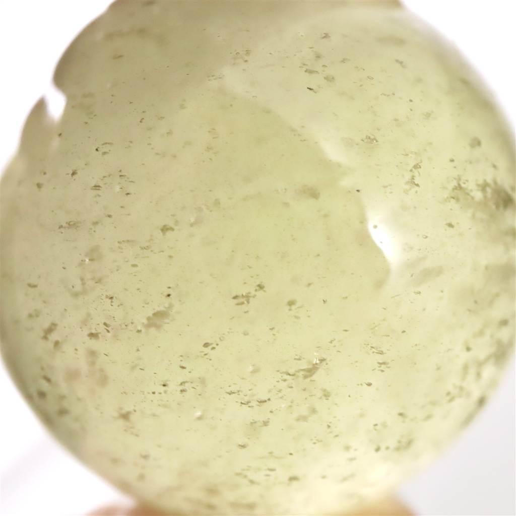 リビアングラス 26mmスフィア 台座付 20.3g #50176 | 7枚目