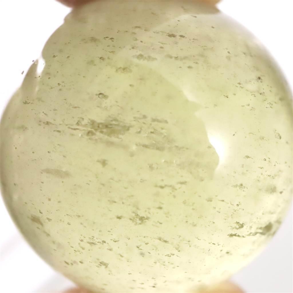 リビアングラス 26mmスフィア 台座付 20.3g #50176 | 8枚目