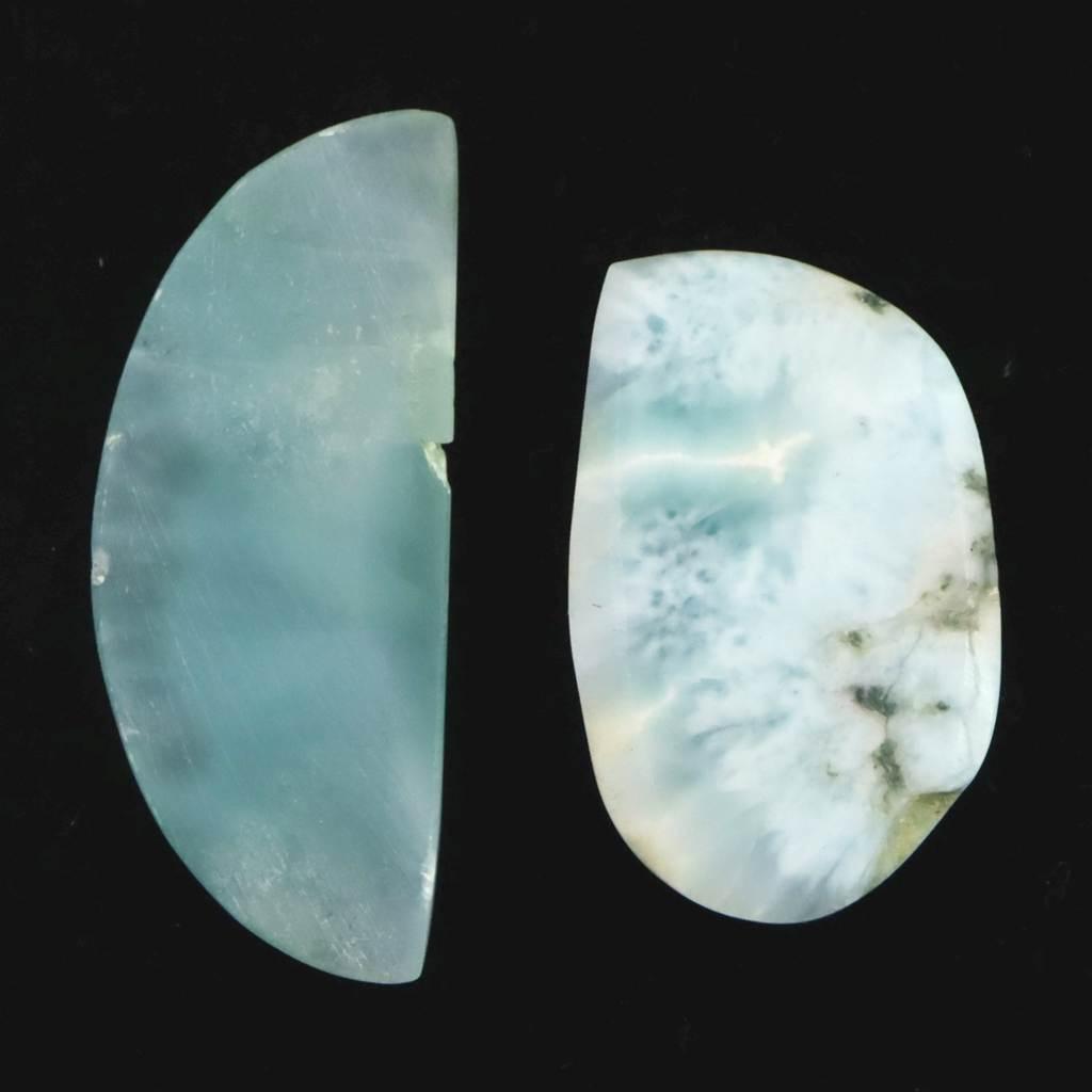 スミソナイト タンブル ルース 2個セット 28.0ct #34185 | 4枚目