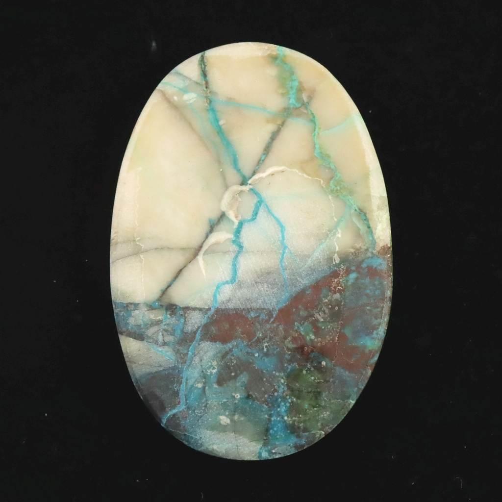 クォンタムクアトロシリカ 42mmオーバル カボション 15.1g #80492 | 6枚目