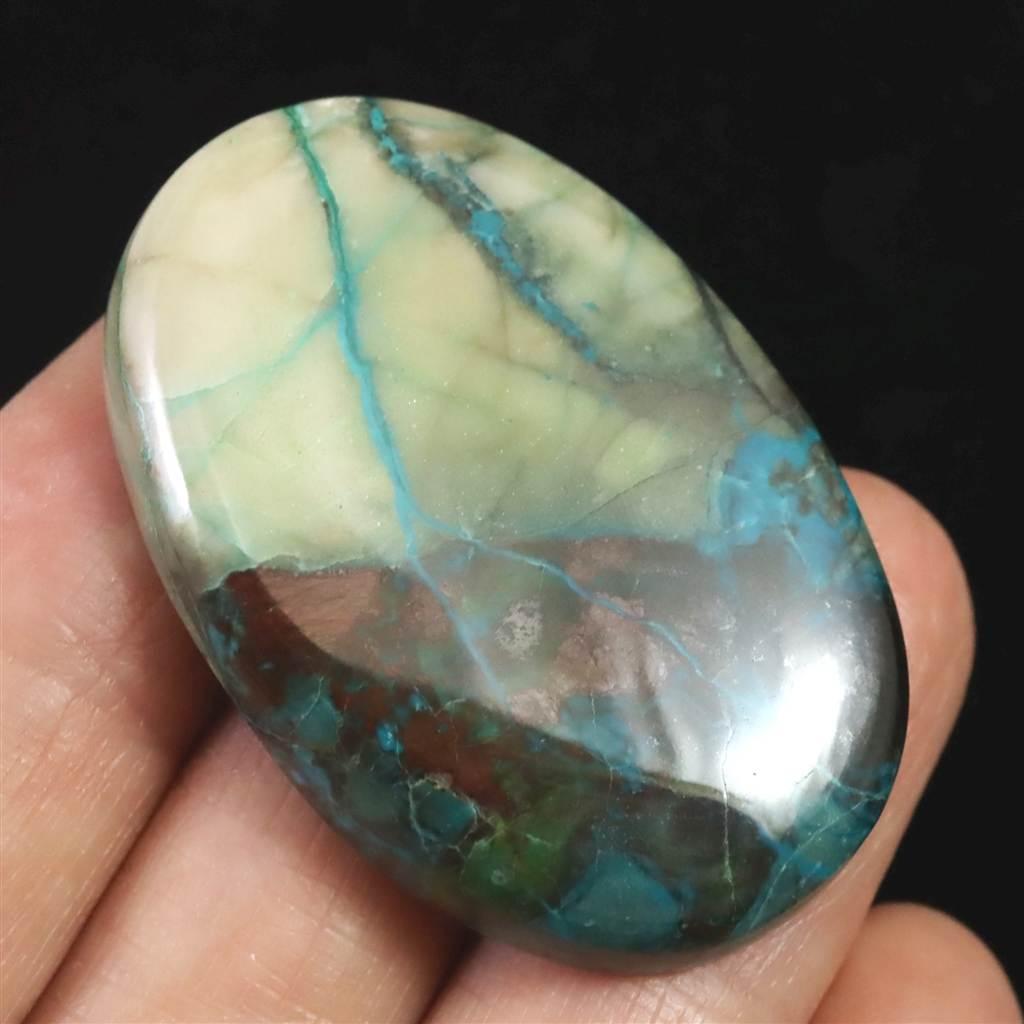 クォンタムクアトロシリカ 42mmオーバル カボション 15.1g #80492 | 7枚目