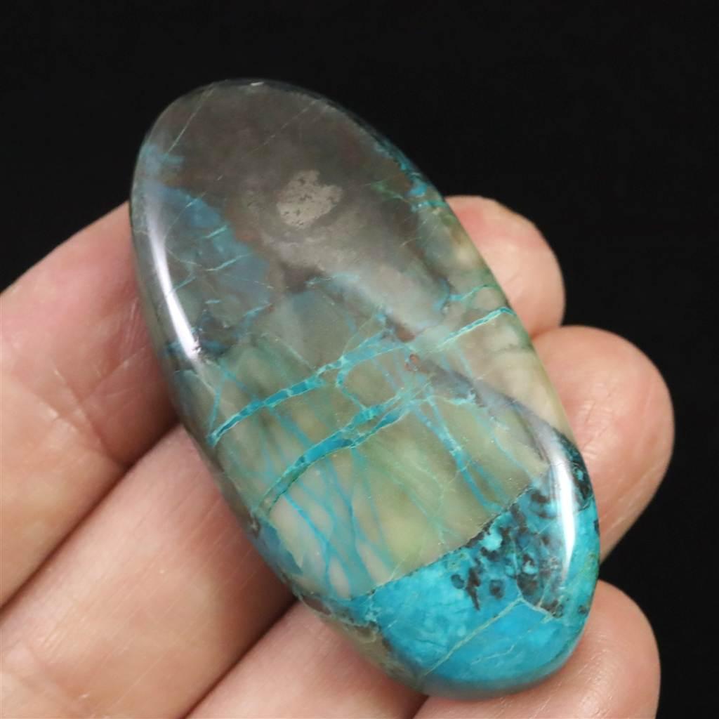 クォンタムクアトロシリカ 47mmオーバル カボション 15.0g #83827 | 7枚目