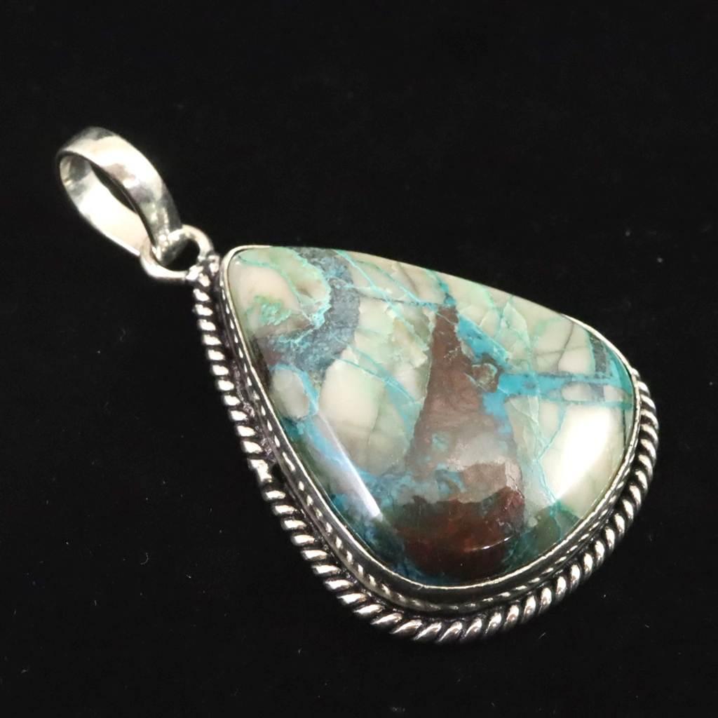 クォンタムクアトロシリカ 33mmペアシェイプ ペンダント 15.4g #86955 | 2枚目