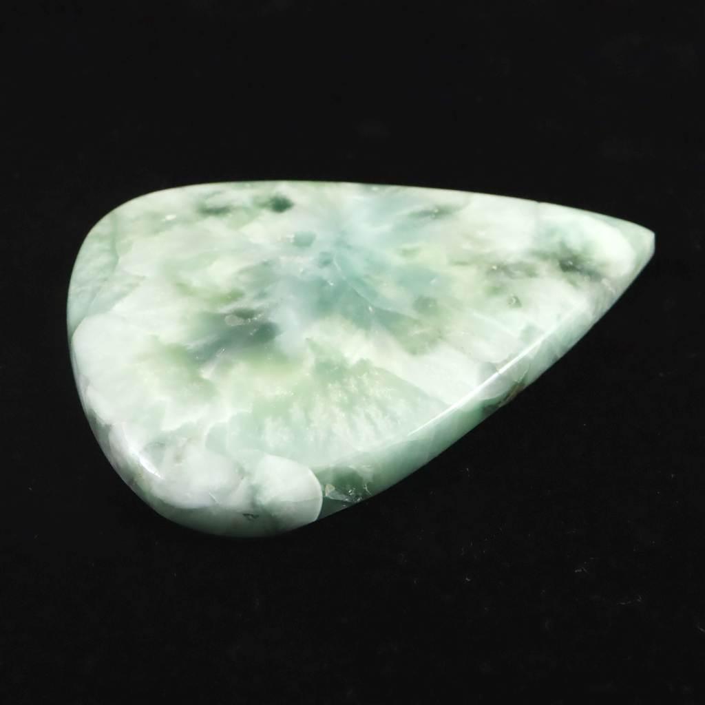 ヘミモルファイト 異極鉱 69mmペアシェイプ カボション 41.5g #98935 | 3枚目