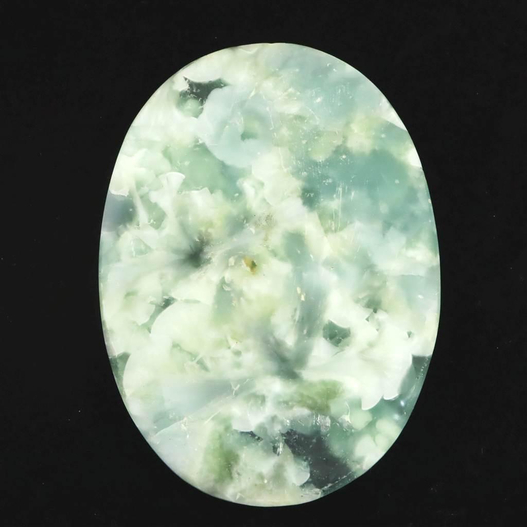 ヘミモルファイト 異極鉱 84mmオーバル カボション 71.4g #39329 | 5枚目