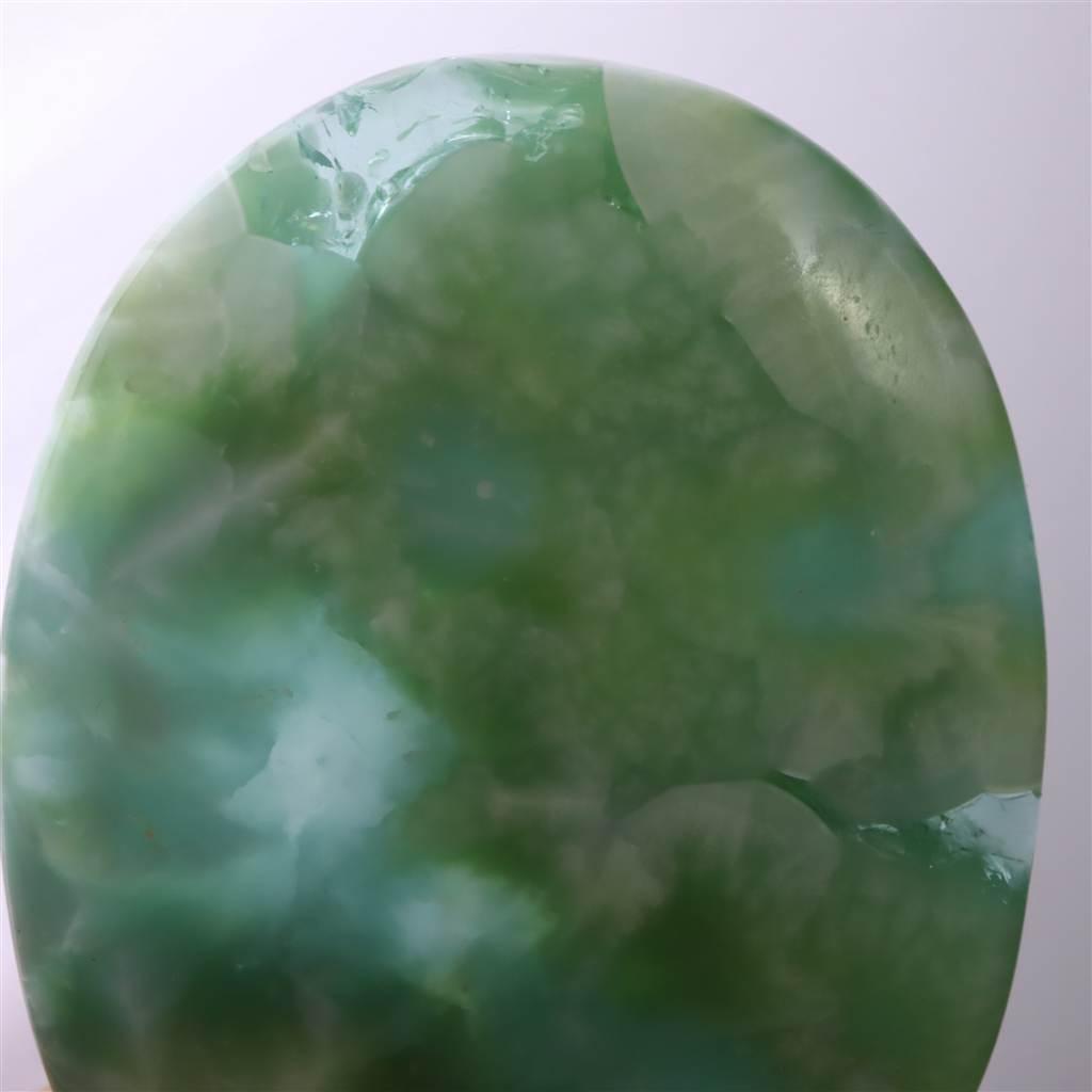 ヘミモルファイト 異極鉱 79mmオーバル カボション 59.9g #70842 | 6枚目