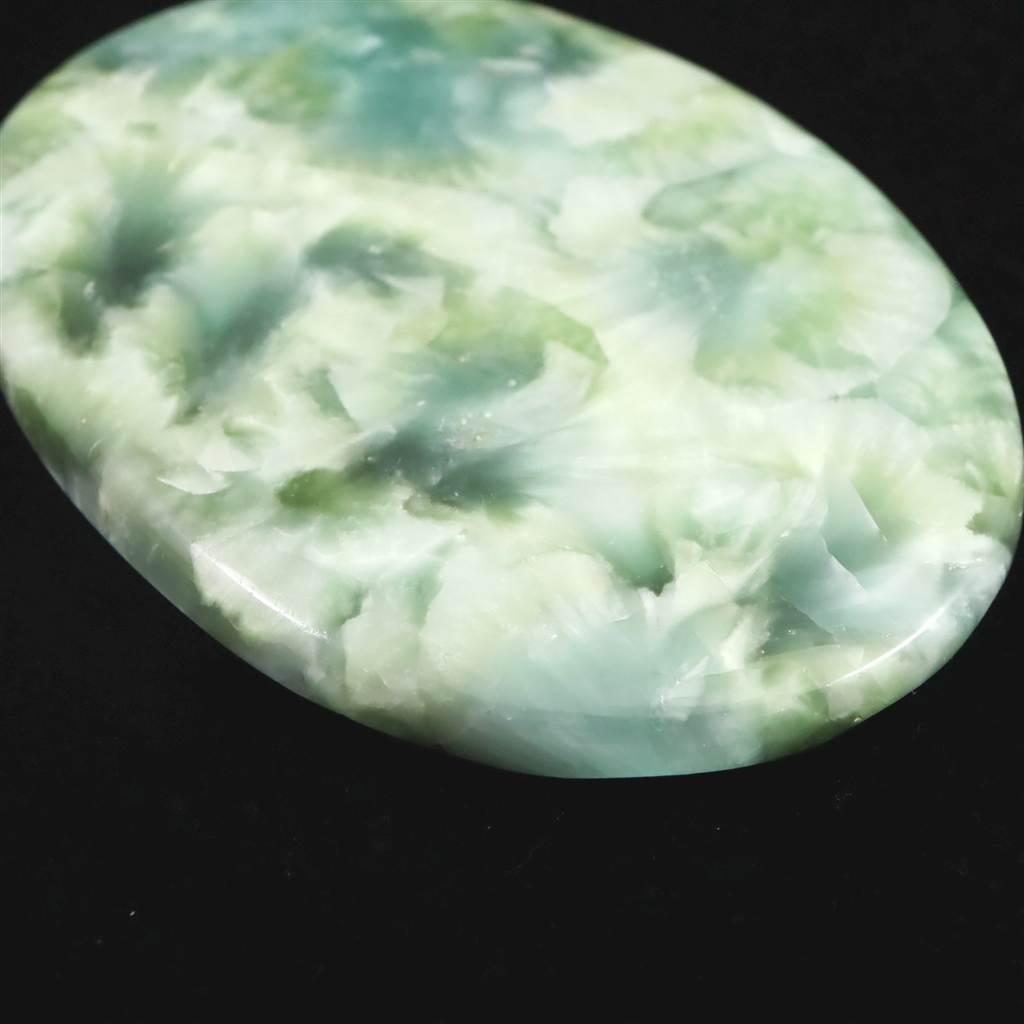 ヘミモルファイト 異極鉱 84mmオーバル カボション 63.0g #98961 | 3枚目