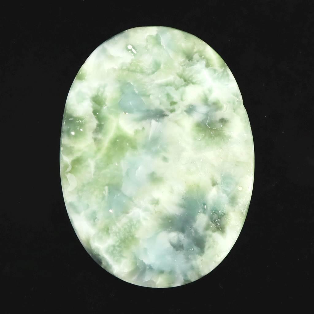 ヘミモルファイト 異極鉱 84mmオーバル カボション 63.0g #98961 | 5枚目