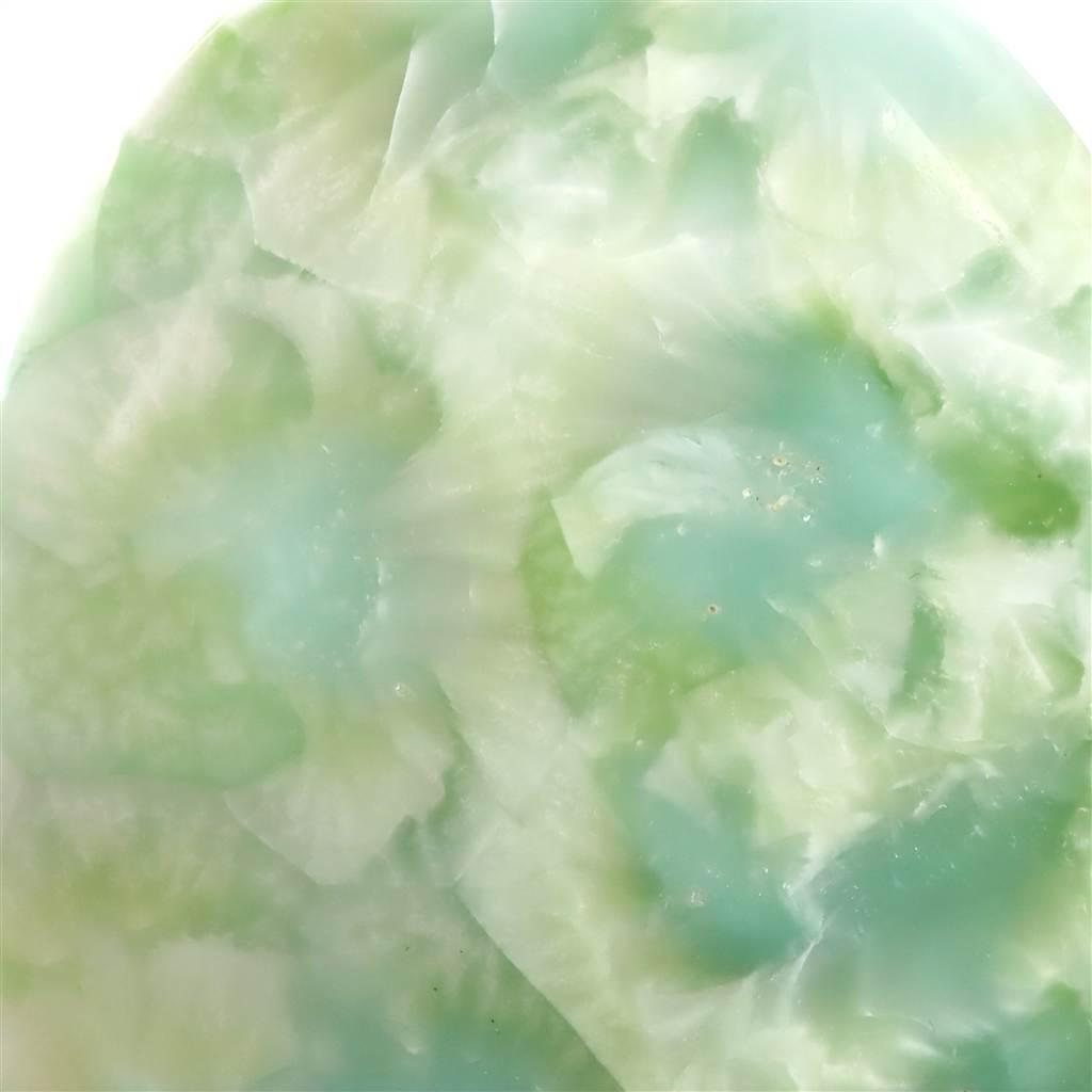 ヘミモルファイト 異極鉱 84mmオーバル カボション 63.0g #98961 | 7枚目