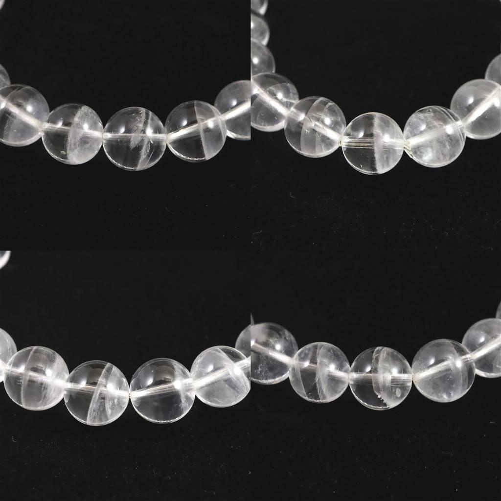 ロシアンレムリアン ファントムクォーツ 9.5mmブレスレット 24.9g #41373 | 6枚目