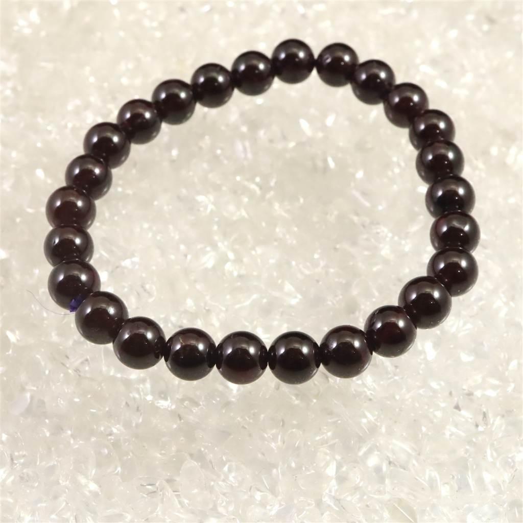 ヒマラヤ ガーネット 7mmブレスレット 21.6g #28352 | 2枚目