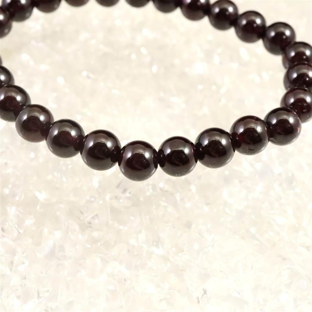 ヒマラヤ ガーネット 7mmブレスレット 21.6g #28352 | 3枚目