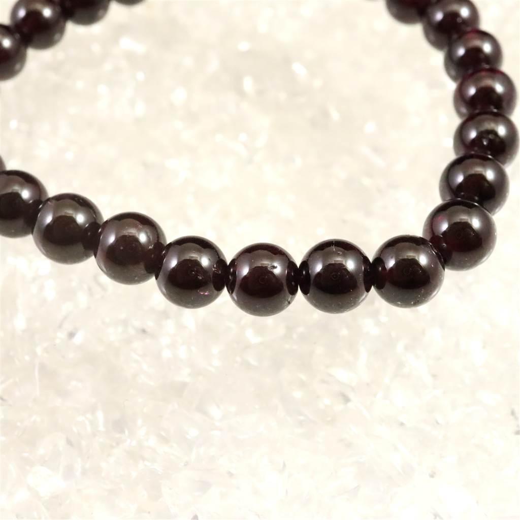 ヒマラヤ ガーネット 7mmブレスレット 21.6g #28352 | 4枚目