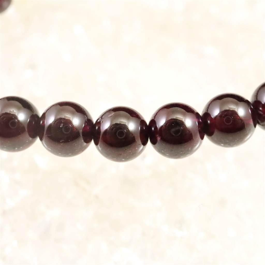 ヒマラヤ ガーネット 7mmブレスレット 21.6g #28352 | 5枚目