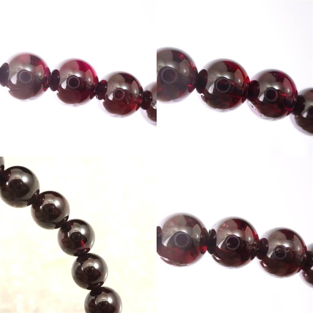 ヒマラヤ ガーネット 7mmブレスレット 21.6g #28352 | 6枚目