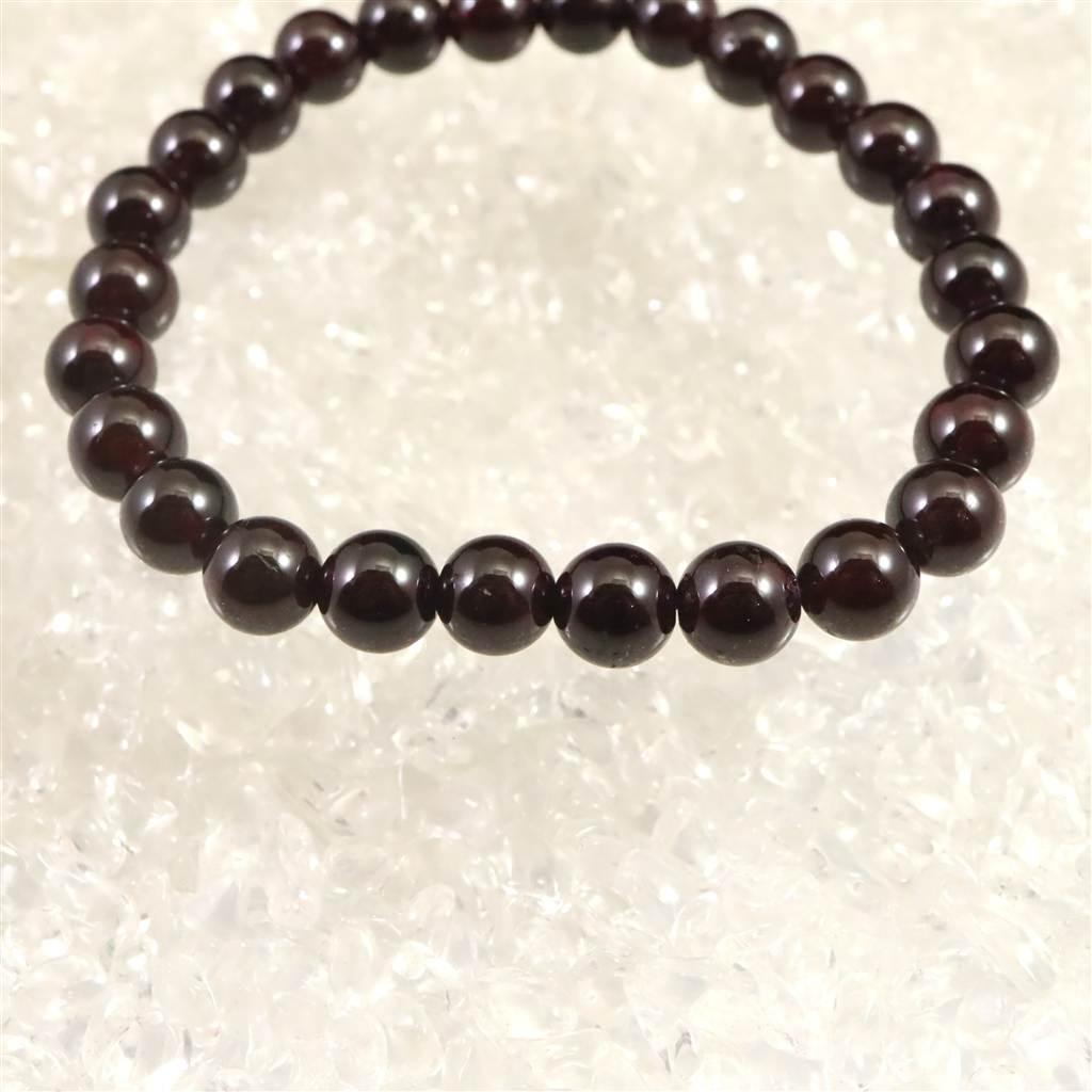 ヒマラヤ ガーネット 7mmブレスレット 21.5g #72096 | 2枚目