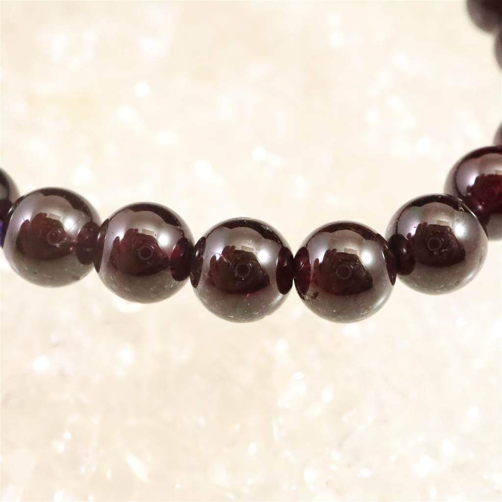 ヒマラヤ ガーネット 7mmブレスレット 21.5g #72096 | 4枚目
