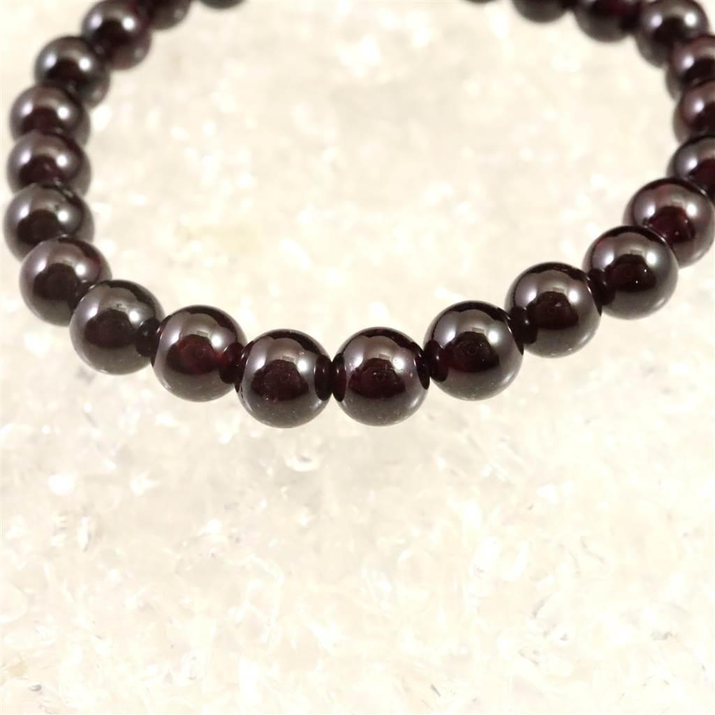 ヒマラヤ ガーネット 7mmブレスレット 21.5g #72096 | 5枚目