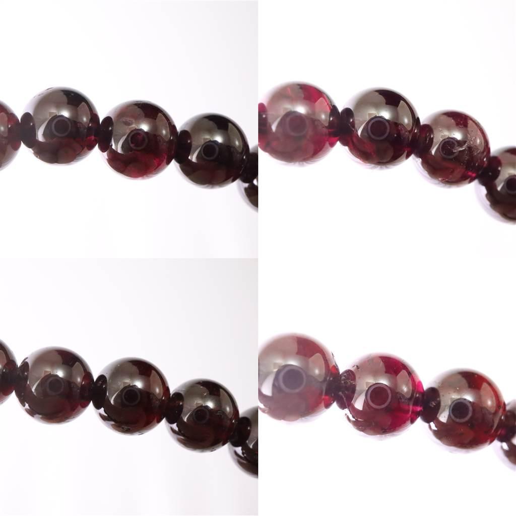 ヒマラヤ ガーネット 7mmブレスレット 21.5g #72096 | 6枚目