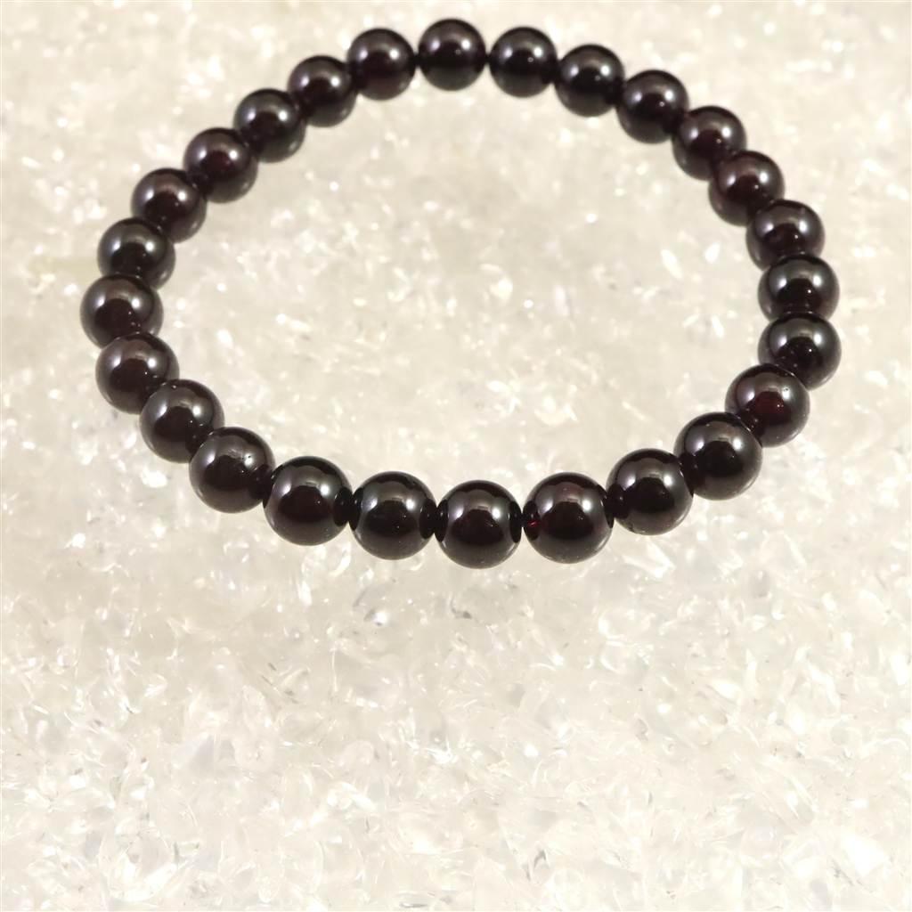 ヒマラヤ ガーネット 7mmブレスレット 21.7g #11063 | 2枚目