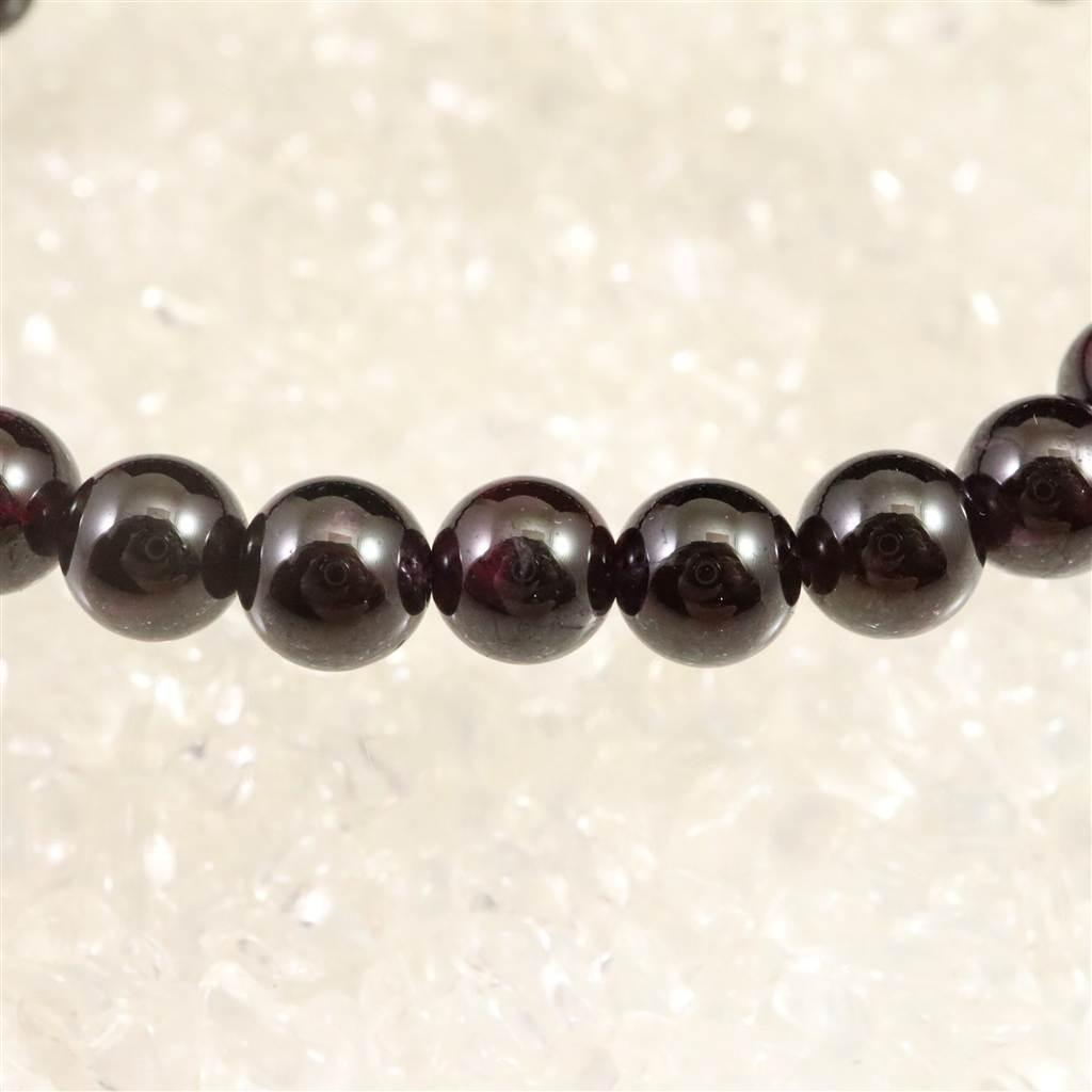 ヒマラヤ ガーネット 7mmブレスレット 21.7g #11063 | 3枚目