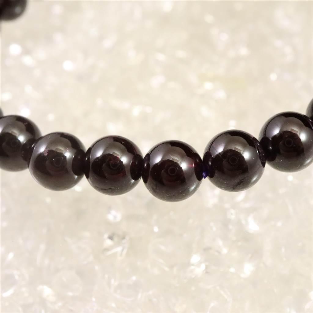 ヒマラヤ ガーネット 7mmブレスレット 21.7g #11063 | 4枚目