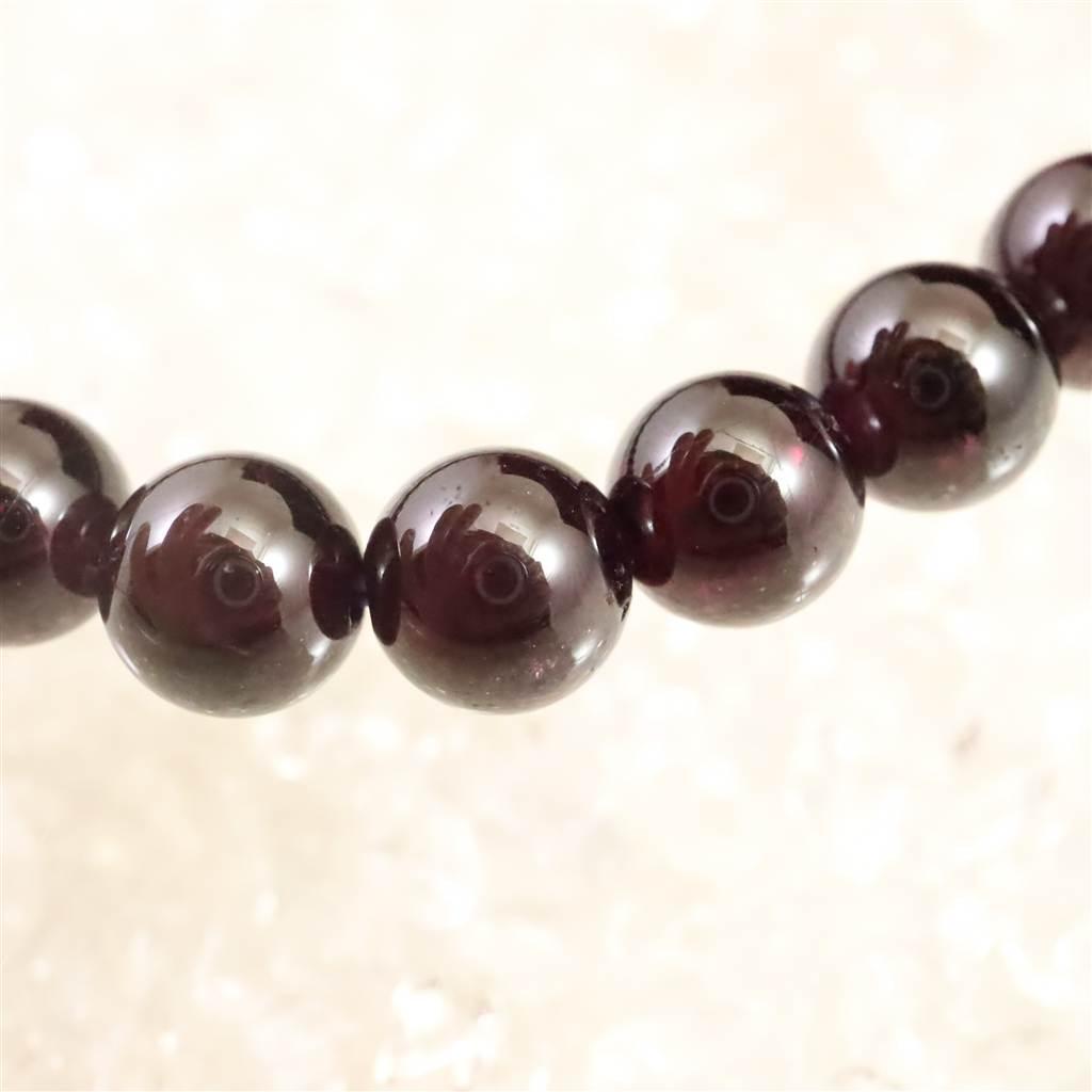 ヒマラヤ ガーネット 7mmブレスレット 21.7g #11063 | 5枚目